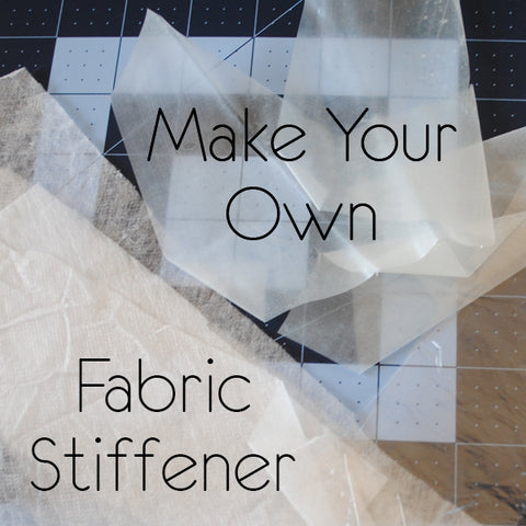 DIY Make your own fabric stiffener  Fabric stiffener, Diy fabric, Diy  crafts