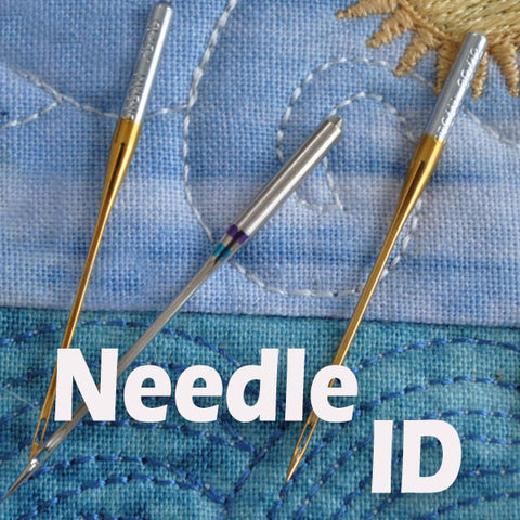 Identifying Machine Embroidery and Sewing Needles with SewInspiredByBonnie.com