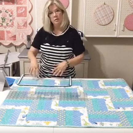 How to quilt embroidery on quilts - APQS