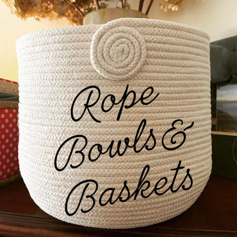 How to Stitch Rope Bowls and Baskets