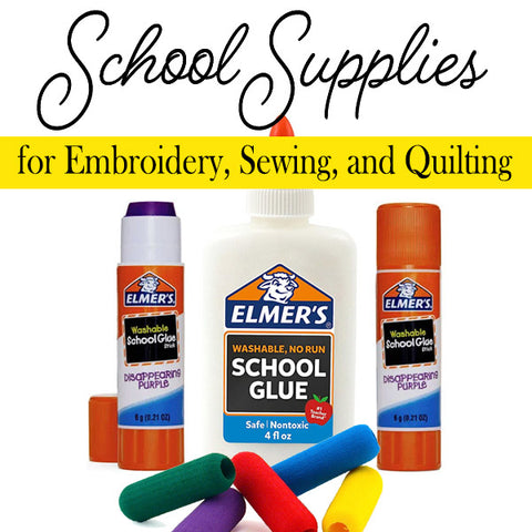 School supplies for embroidery, sewing, quilting with SewInspiredByBonnie.com