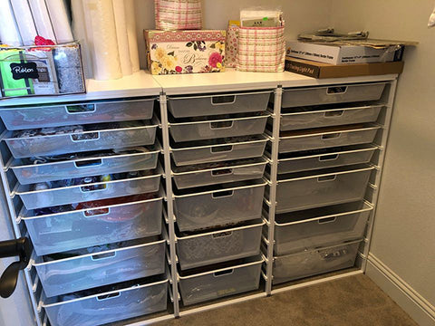 Elfa Mesh Closet Drawers