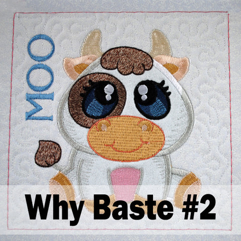 Why Baste Machine Embroidery 2 with SewInspiredByBonnie.com