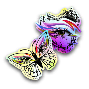 Empowered Butterfly  Mystical Butterfly Face Stickers - Profusion Cosmetics