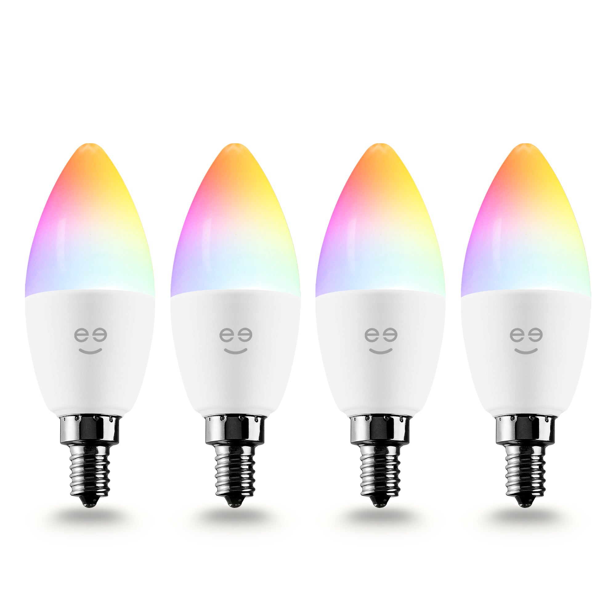 Geeni Prisma Plus E12 B11 Candle Wi-Fi Smart Bulb - 40W Color and Tuna |  Geeni Smarthome