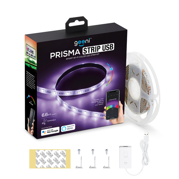 Verplicht Boekwinkel Oude man Geeni Prisma Strip - USB Powered Smart LED Light Strip Kit, RGB, Trimm |  Geeni Smarthome