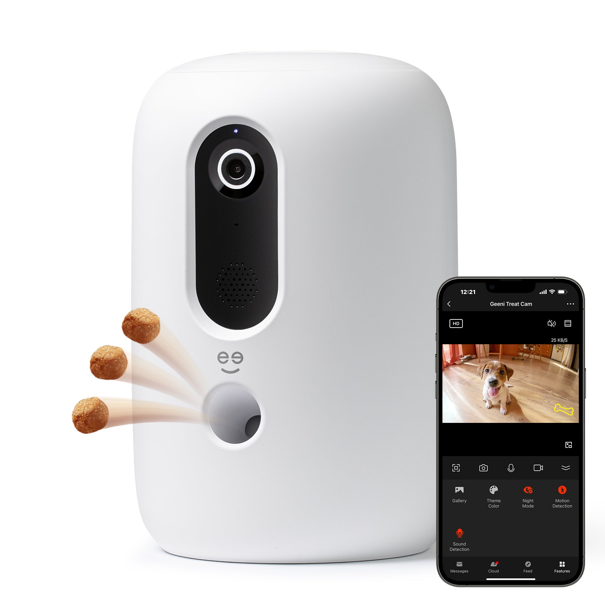 Geeni PetConnect Treat + Cam, Treat Dispenser - Geeni Smarthome product image