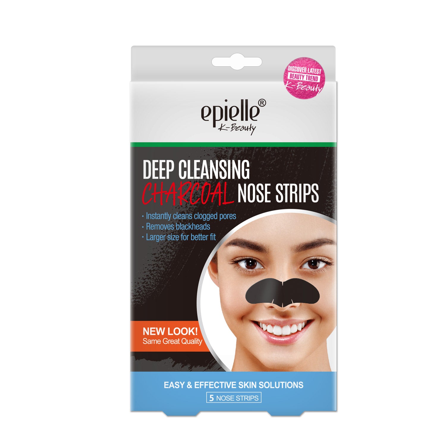 Deep Cleansing Charcoal Nose Strip Blackhead Remover | 5ct
