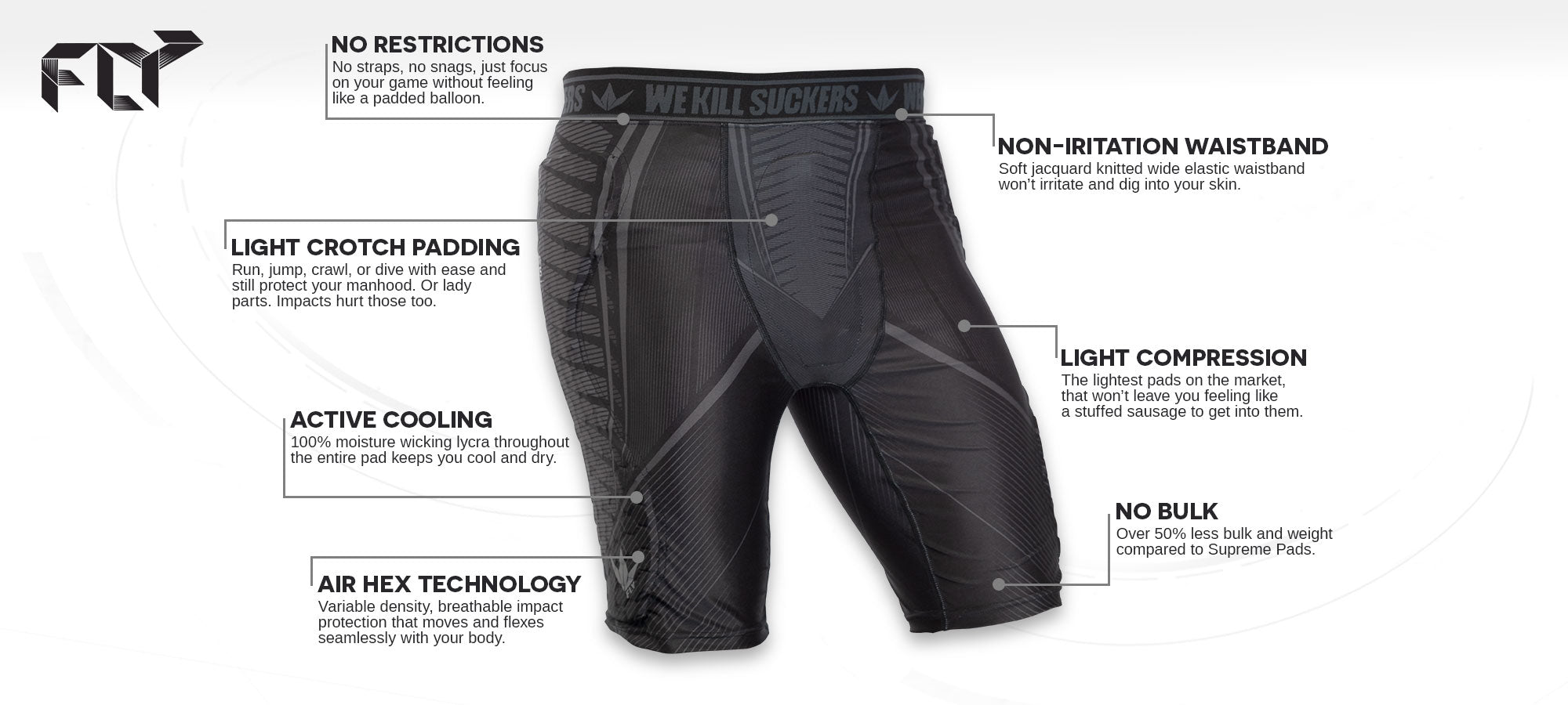 FLY Compression Shorts - Feature Banner