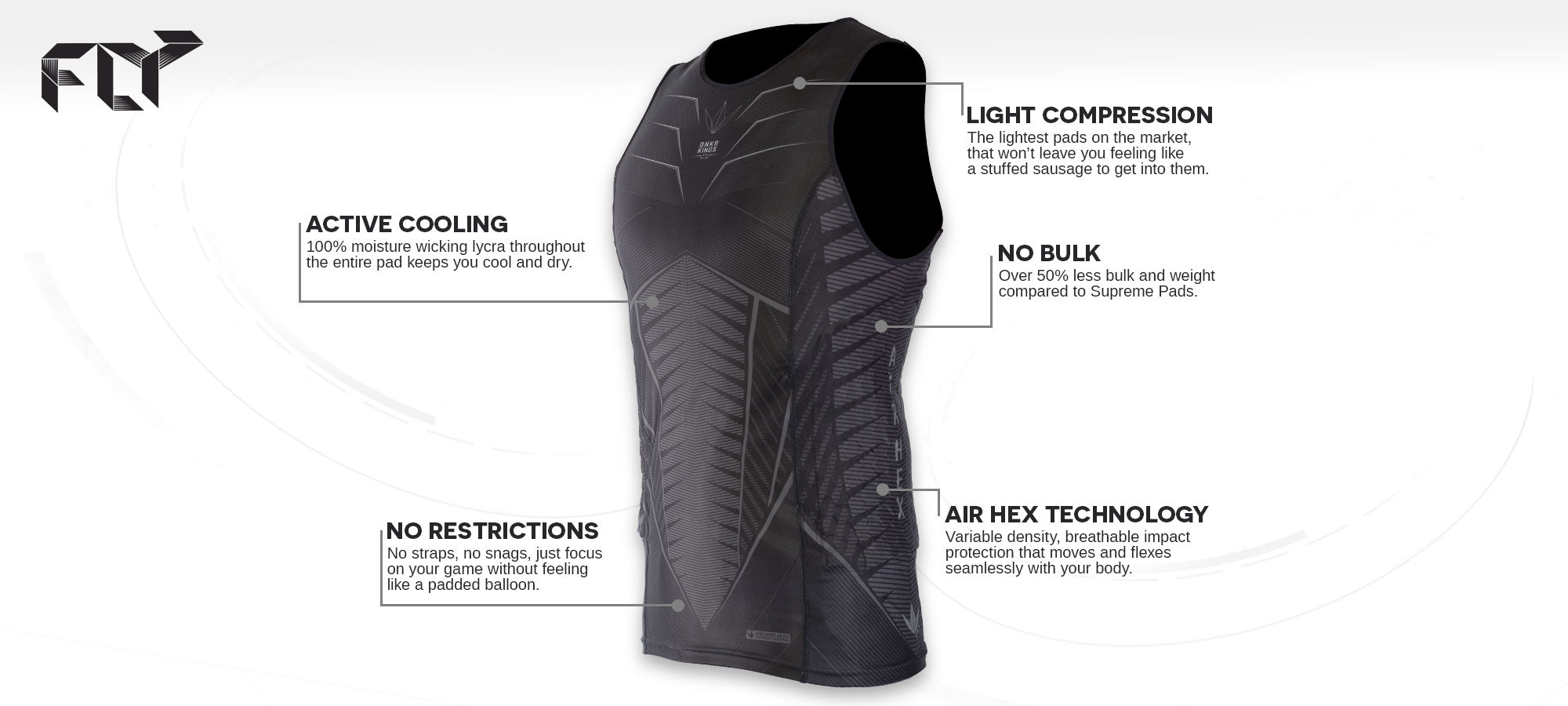 FLY Sleeveless Compression Top - Feature Banner