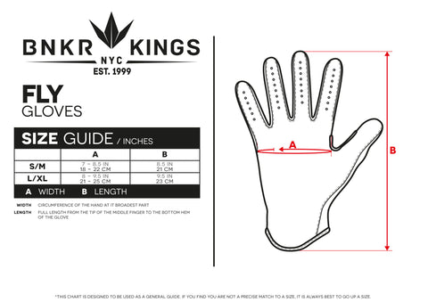 Size Guide Fly Glove