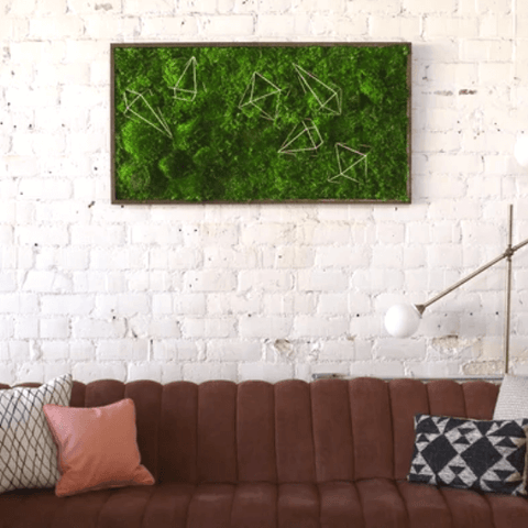 moss art wall