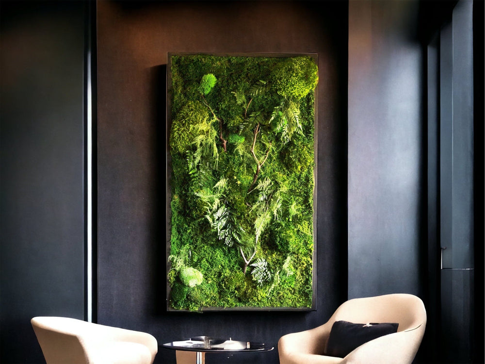 The Botanica House -Moss Wall Art Terra