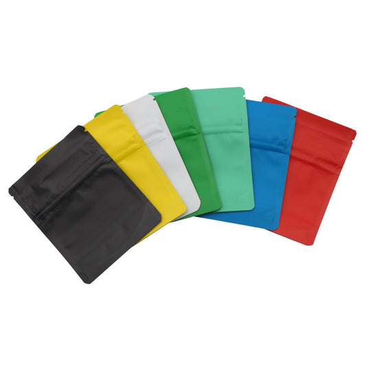 Black 1/8 oz Mylar Bags - GrayLine Supply