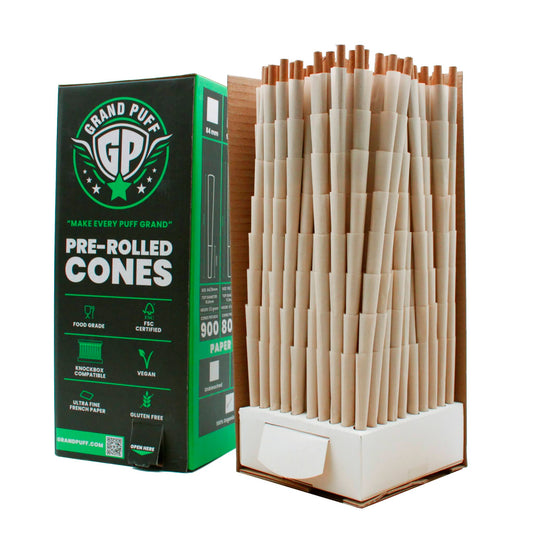 Cones + Supply 98mm Luxe Sized Pre Rolled Hemp Paper Cones