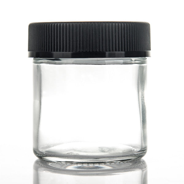 51030ml glass CRC concentrate container child proof jar with resistant lid