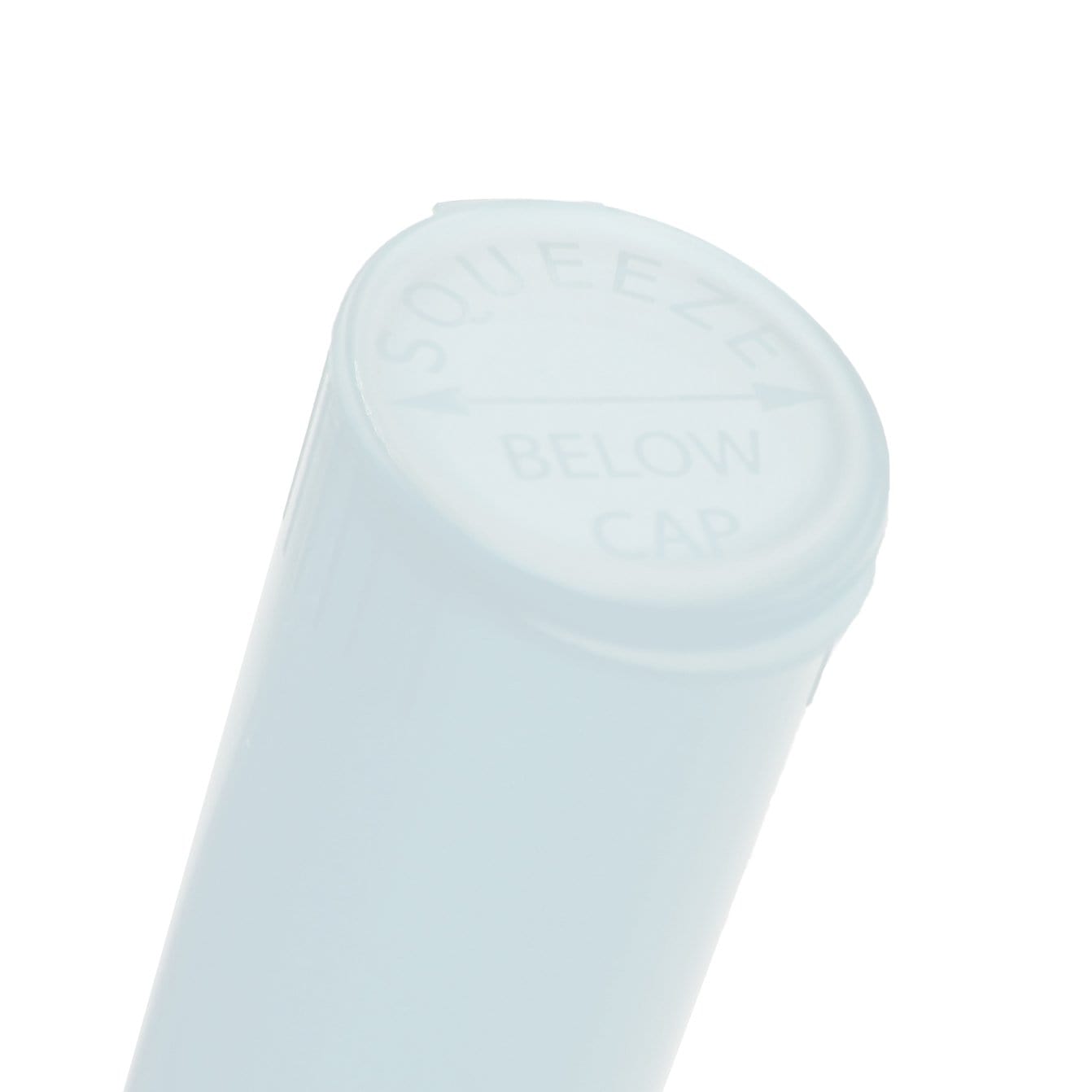 Translucent Squeeze Top Child-Resistant Pre-Roll Tube | 116 mm