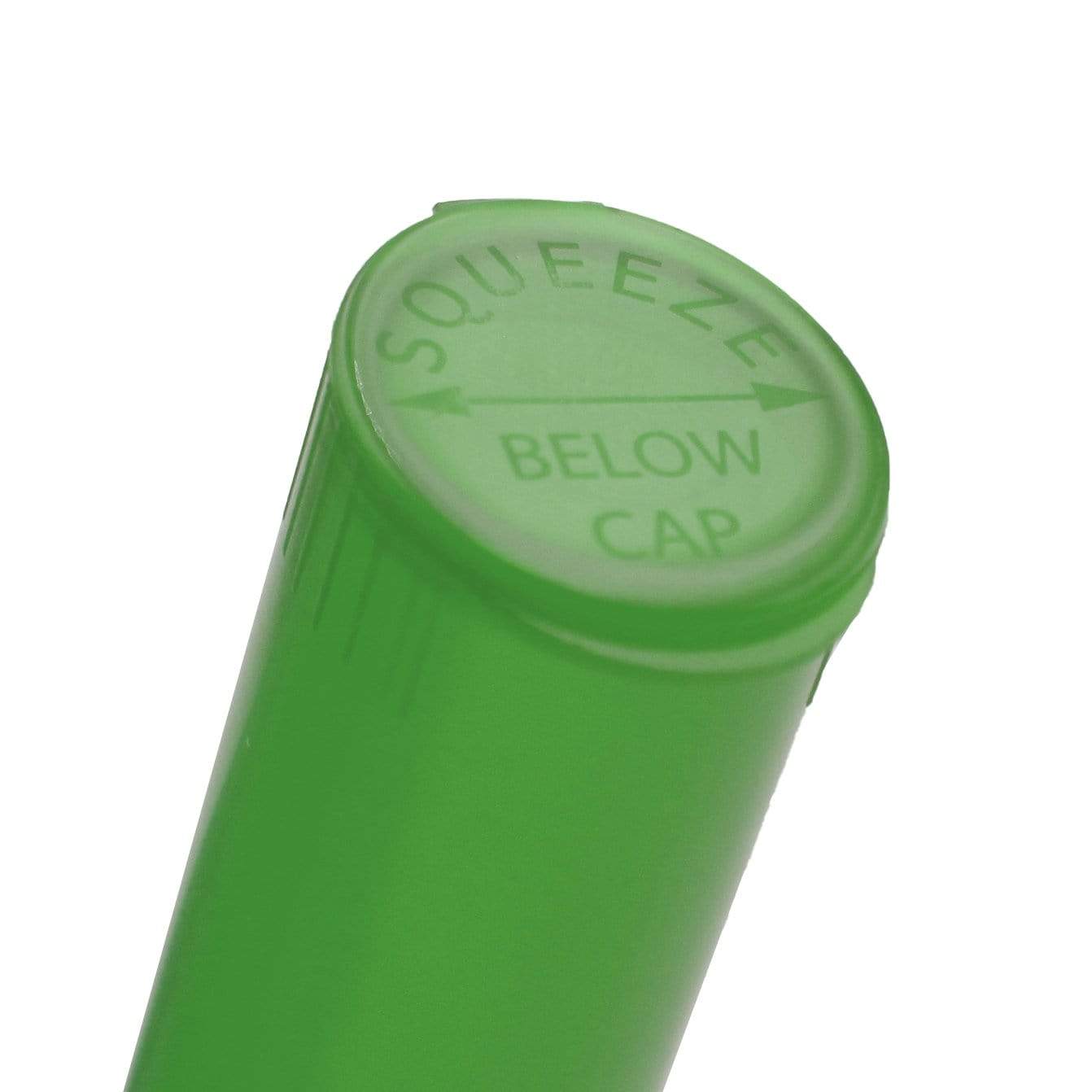 Translucent Squeeze Top Child-Resistant Pre-Roll Tube