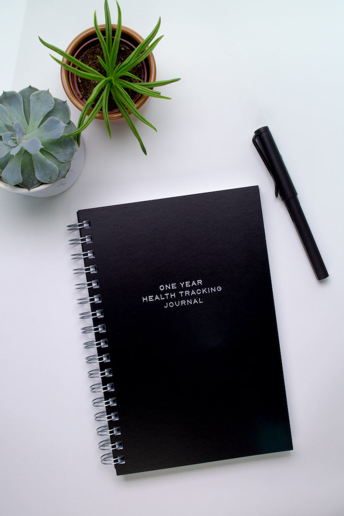 Journal on a desk