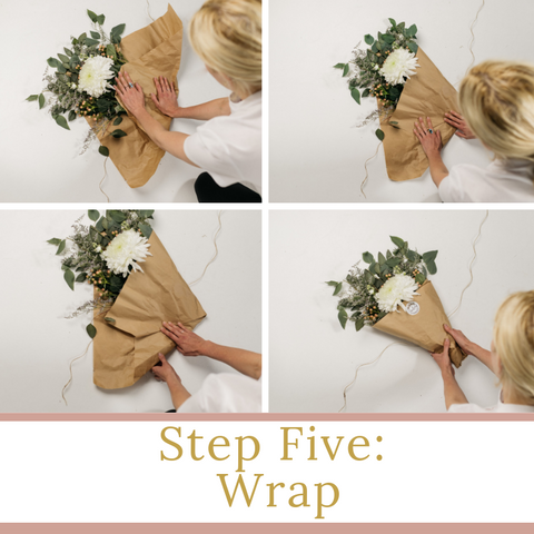 how to wrap flowers