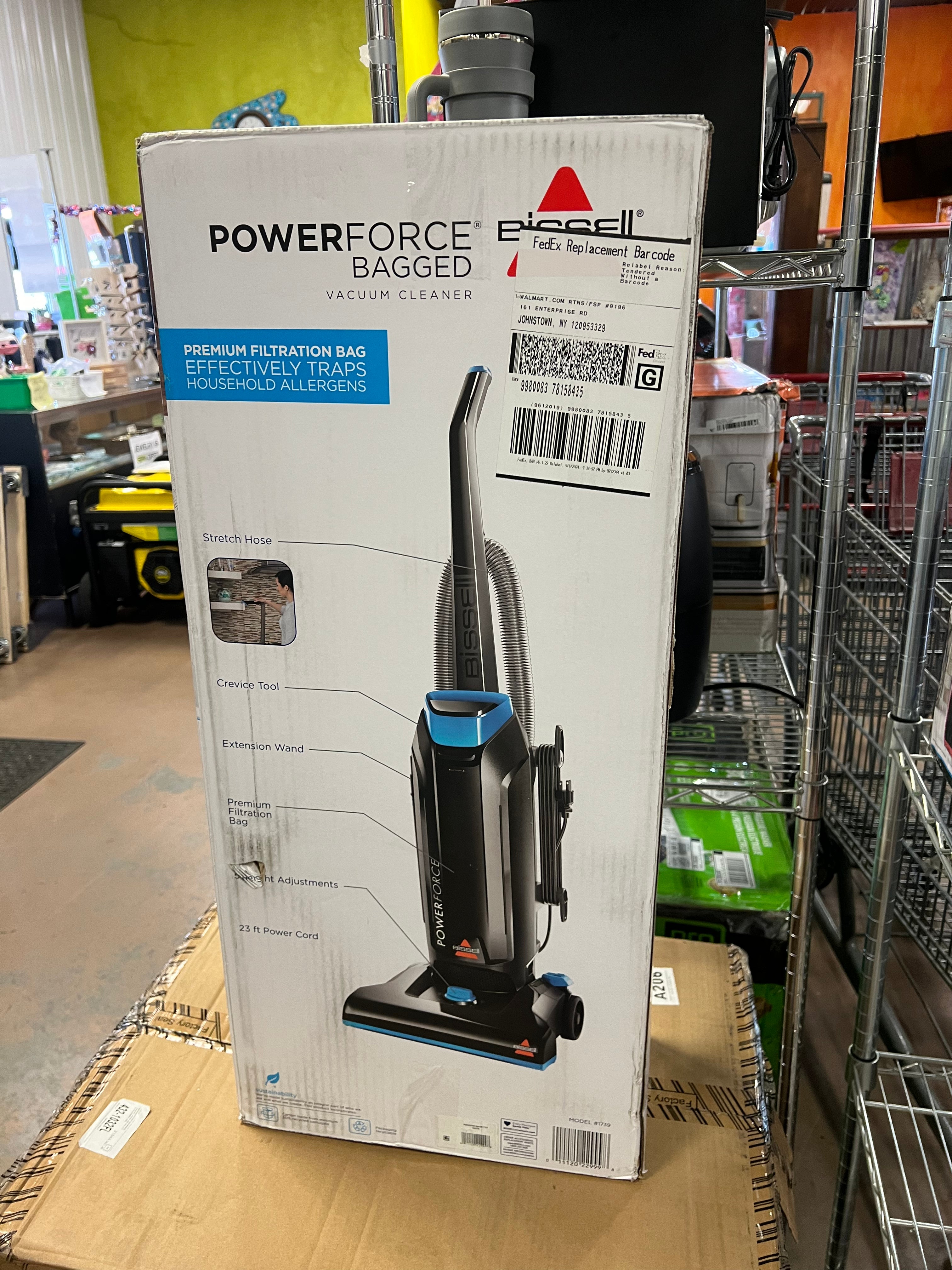 BISSELL Power Force Bagged Upright Vacuum!! NEW IN BOX!!