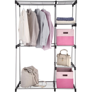 Mainstays Wire Shelf Closet Organizer, 2-Tier, Easy to Assemble**New in Box**
