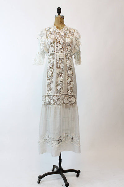 antique edwardian dress | 1900s lace gown | small – Crush Vintage