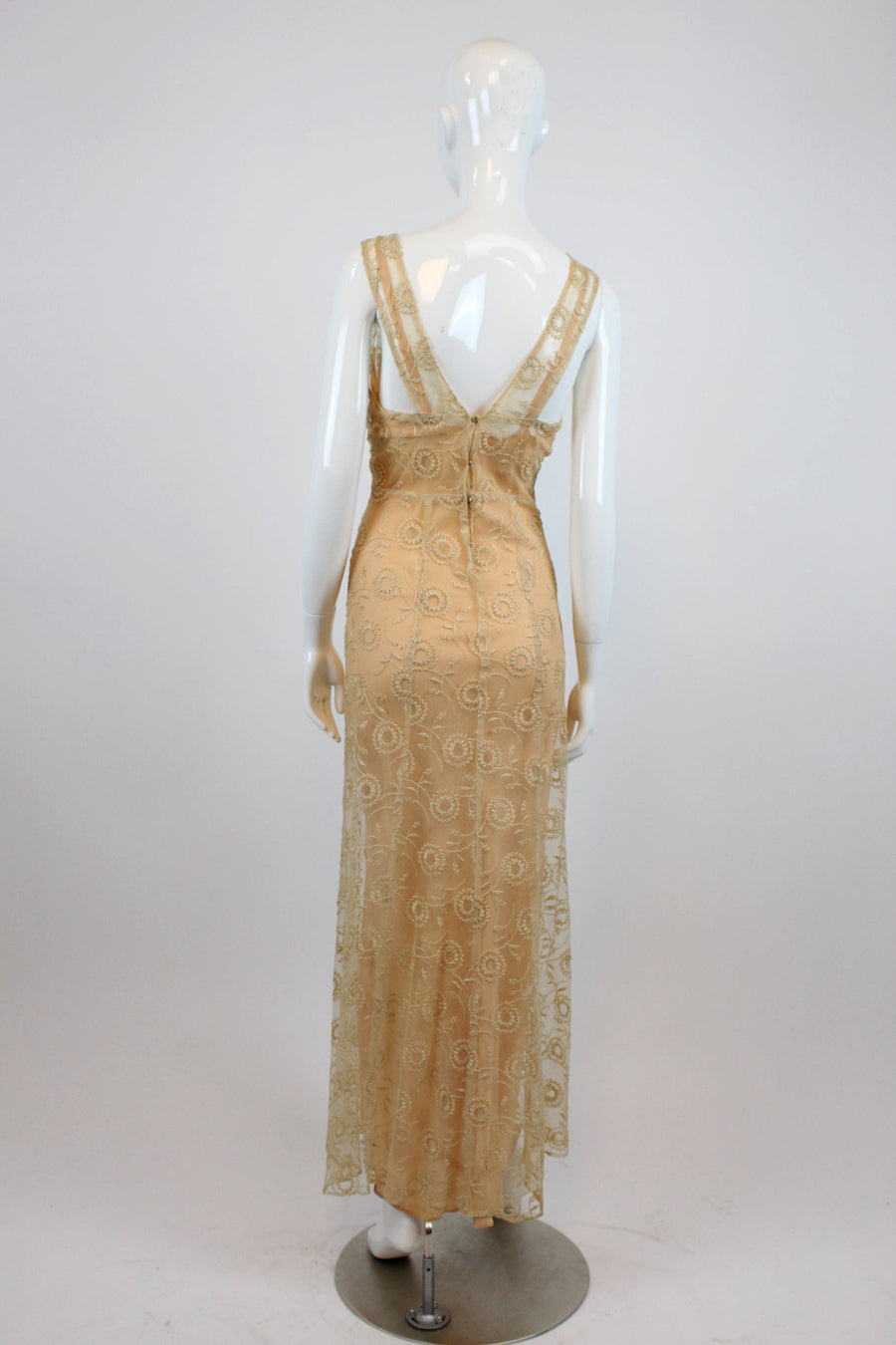 1930s tambour lace dress three pieces xs | new spring OC – Crush Vintage
