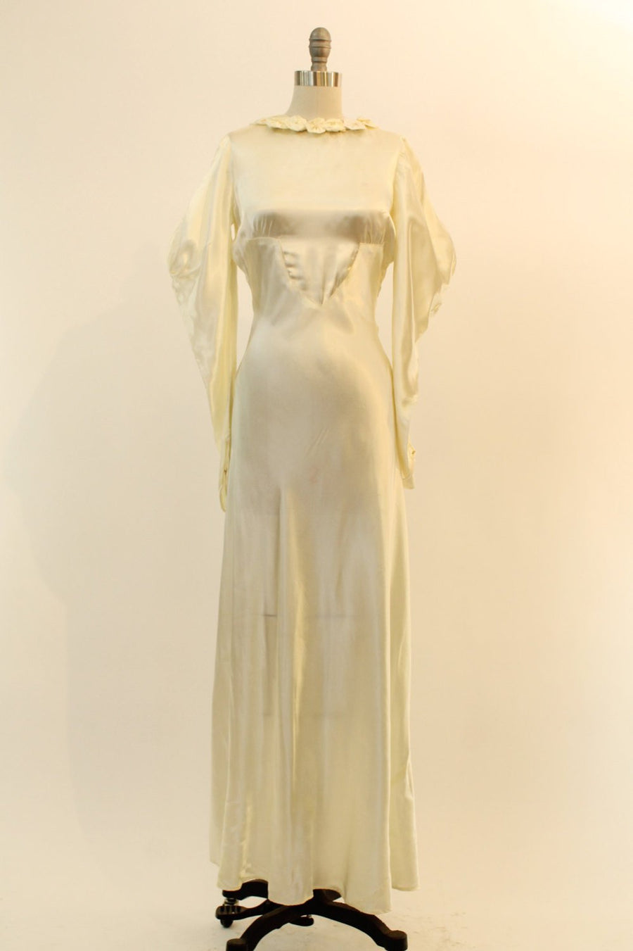 1930s wedding gown