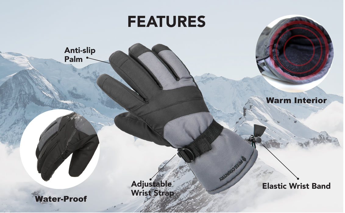 mens winter ski gloves