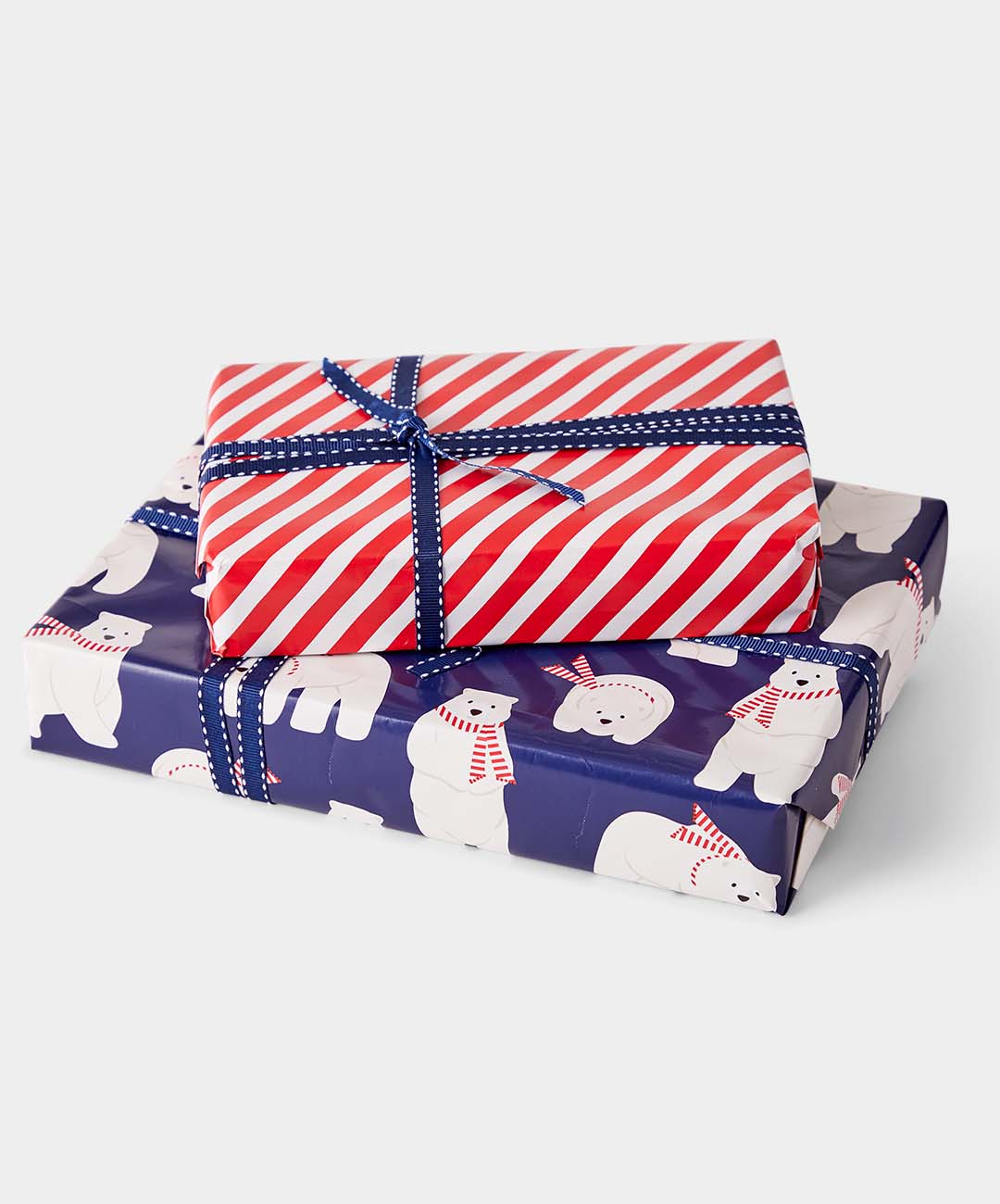 Reversible Wrapping Paper, Bears/Stripes