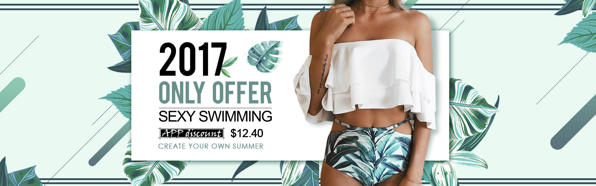 SMihono Bikinis for Women Summer Two Piece Siwmwear Women Summer Fashion  Patchwork Printed Tank Sexy Two-Piece Bikini Swimsuit Swimwear 