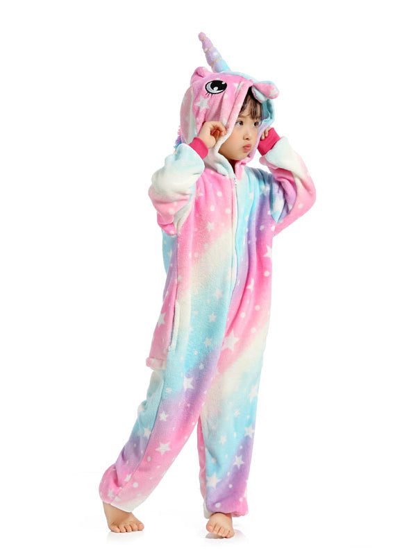 Unicorn Kigurumi Onesie Kid Pajama Animal Cartoon – Lilacoo