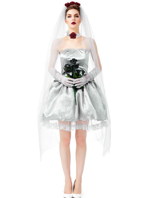Halloween costume Adult Cos Ghost Bride – Lilacoo