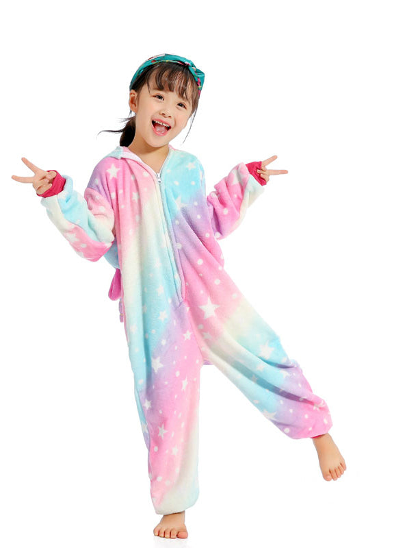 Unicorn Kigurumi Onesie Kid Pajama Animal Cartoon – Lilacoo