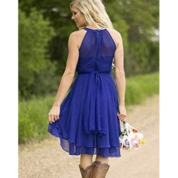 Women's Country High Low Bridesmaid Dress Western Wedding Guest Dress – SD  Dresscode & Fashiontrends