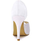 Wedding Heels for Women Pumps Satin Evening Party Prom Dress Shoes