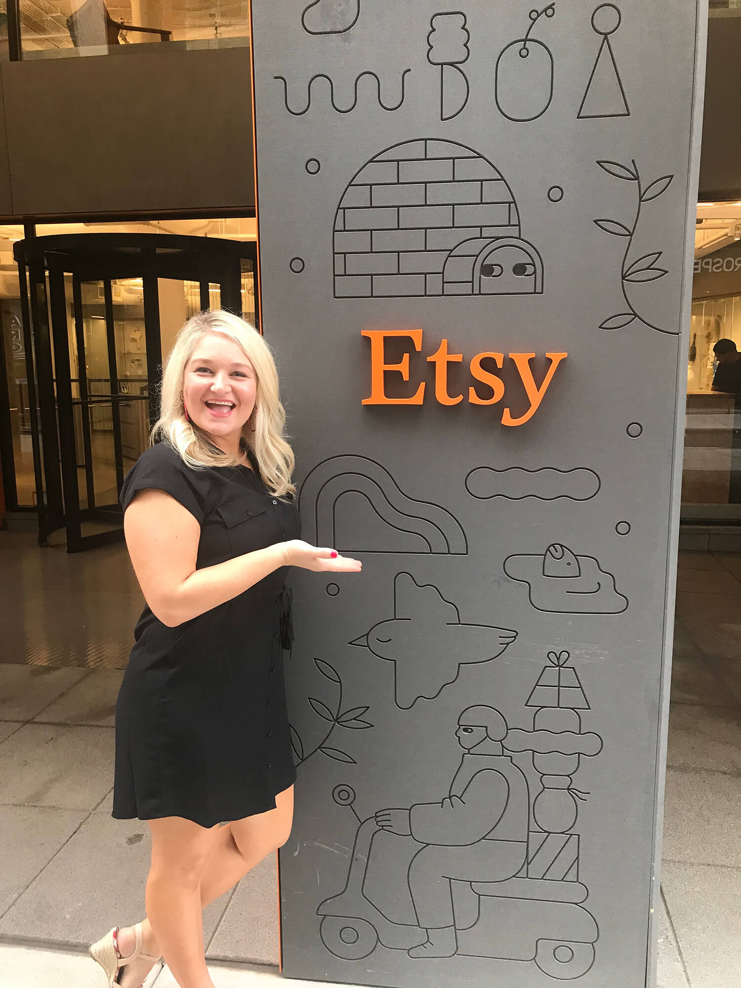 Jo Gick at Etsy Headquarters