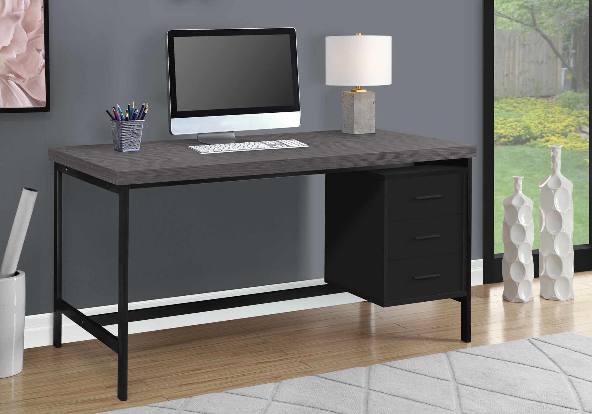 Freddie Computer Desk — Decor Furniture & Mattress