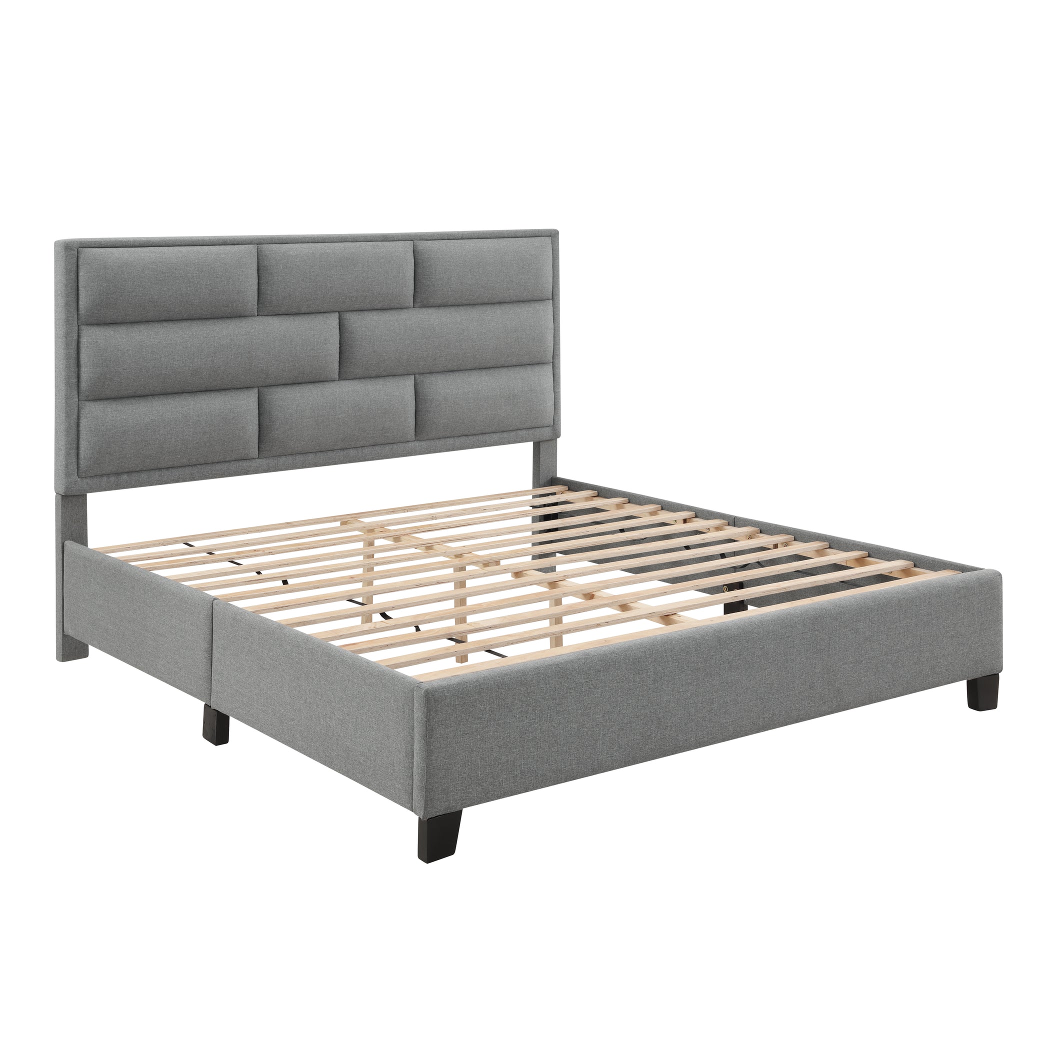 Graham Fabric Bed Frame - Queen/King — Decor Furniture & Mattress