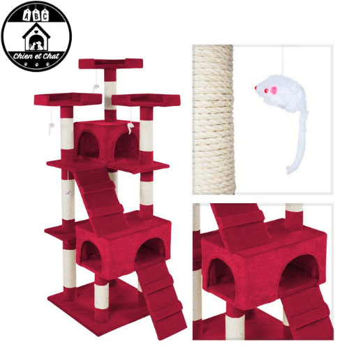 Arbre A Chat Royal Avec 2 Cabanes 3 Plateformes Livraison Gratuite Abc Chien Et Chat