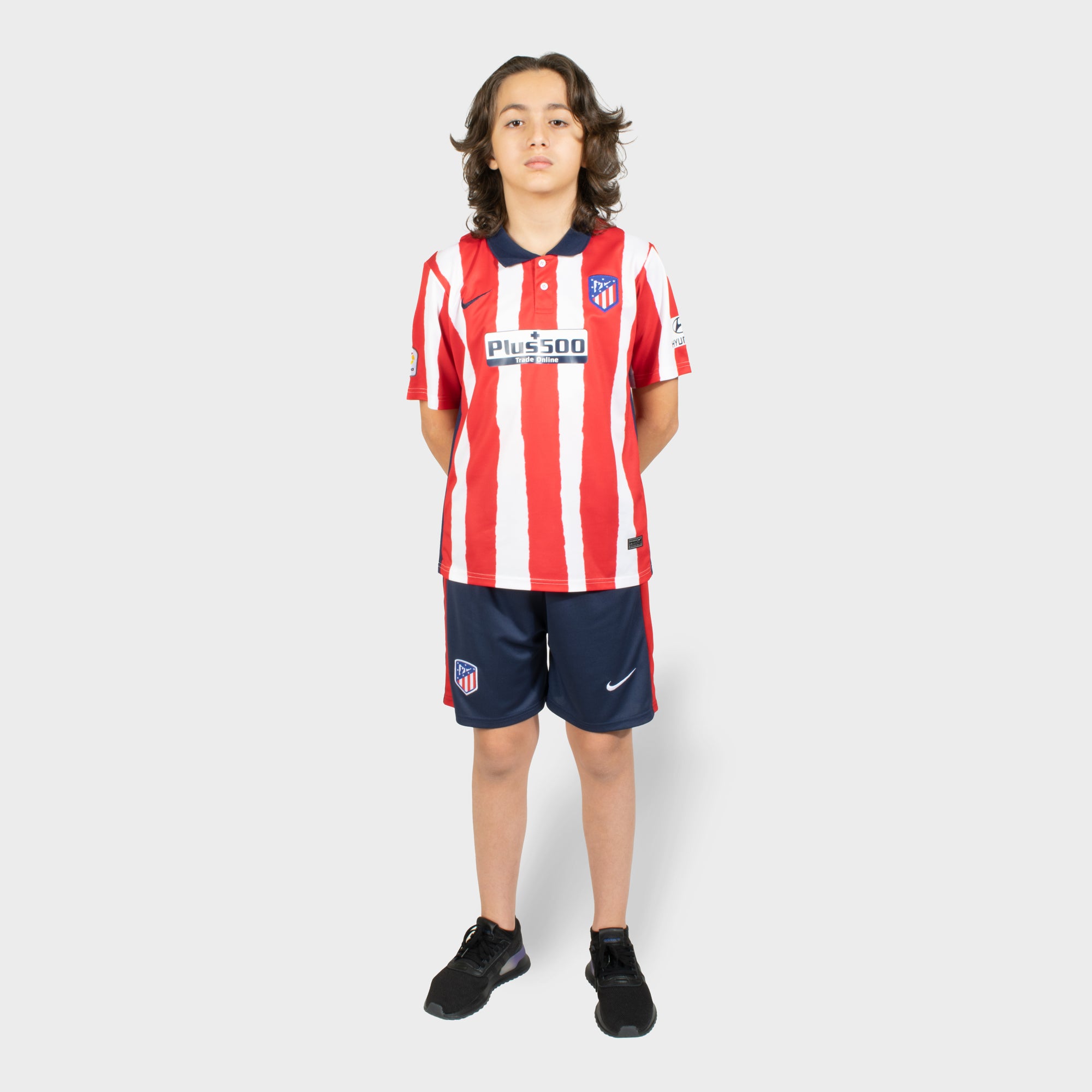 Atletico Madrid 2020 2021 Kids Home Kit Mitani Store