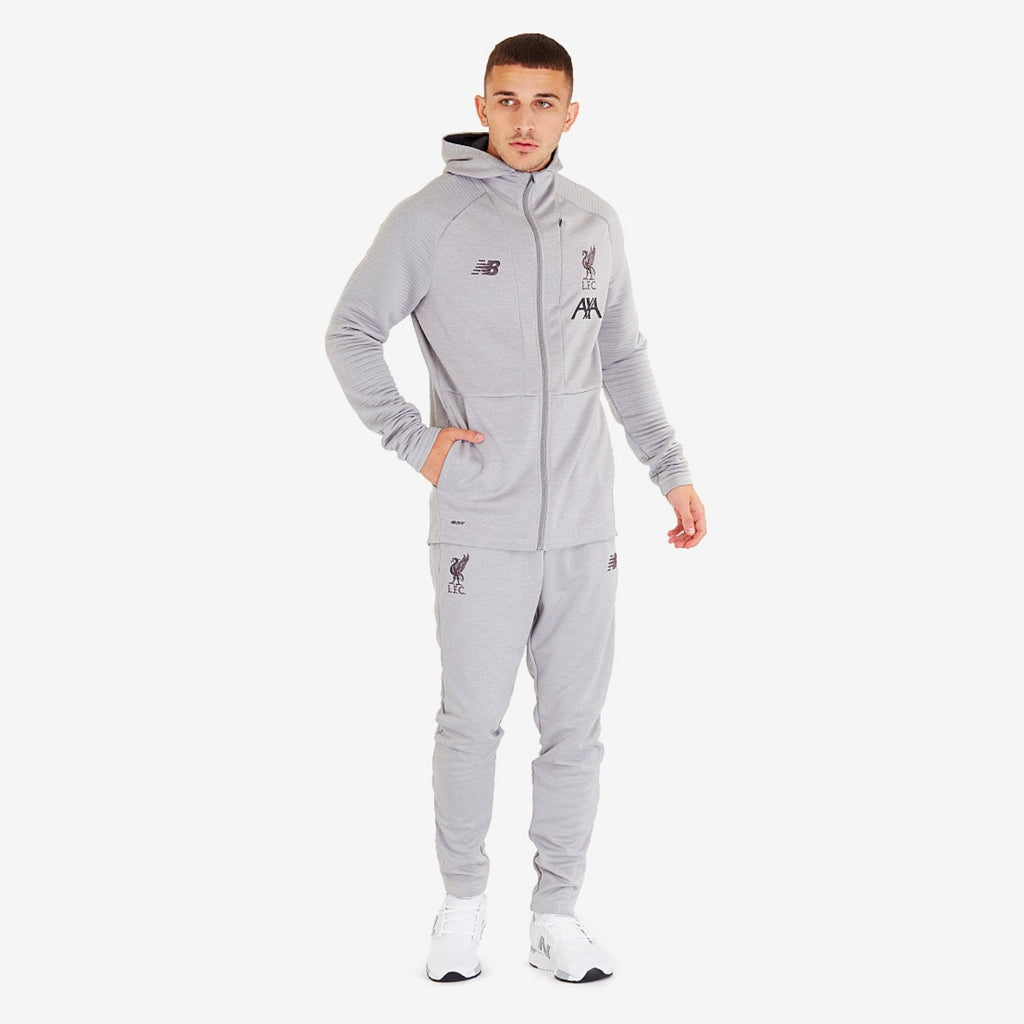 lfc new balance sportswear grey hoodie