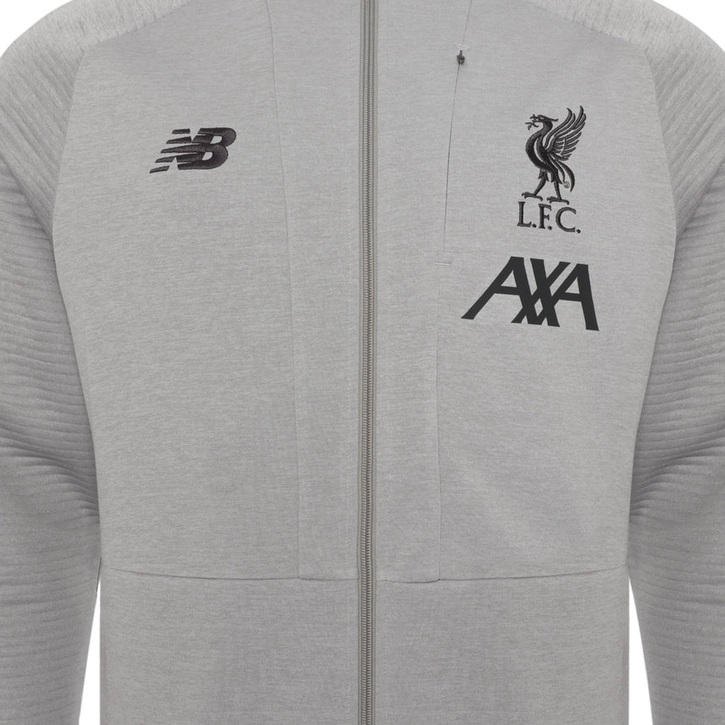 lfc new balance sportswear grey hoodie