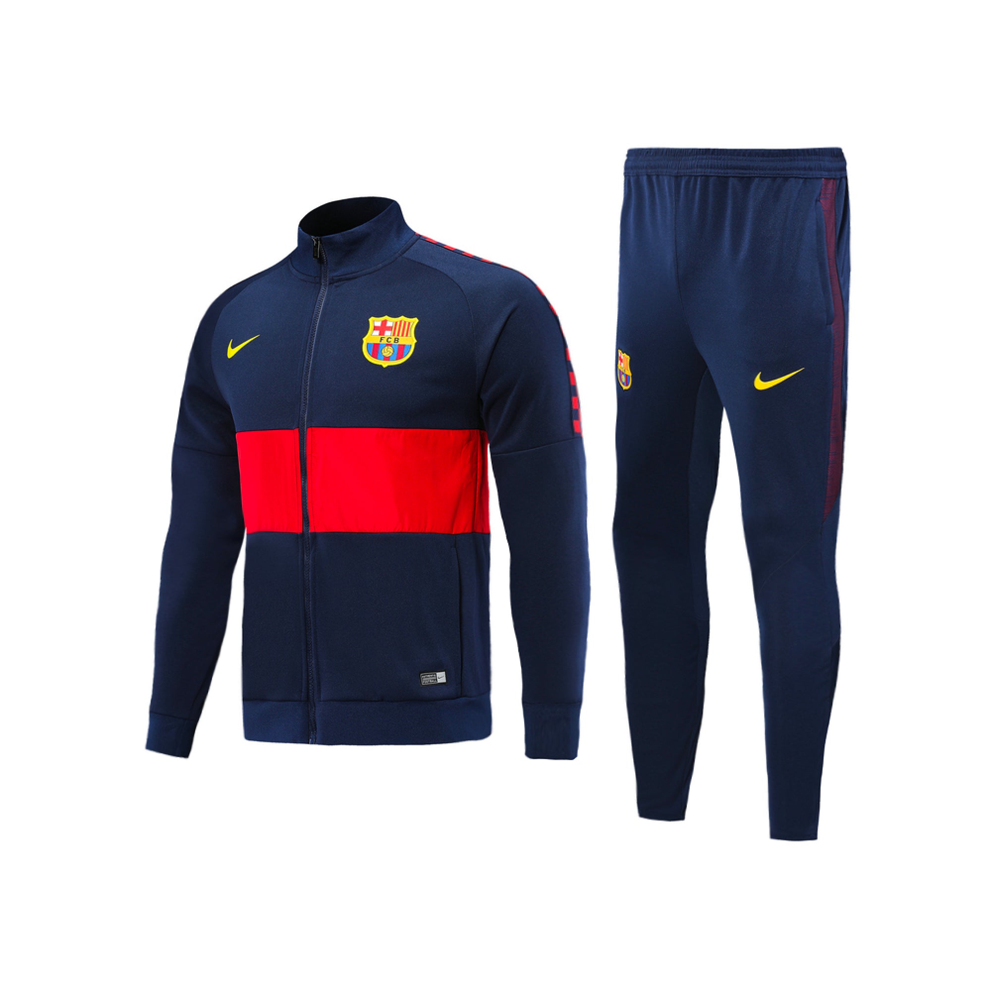 barcelona tracksuit blue