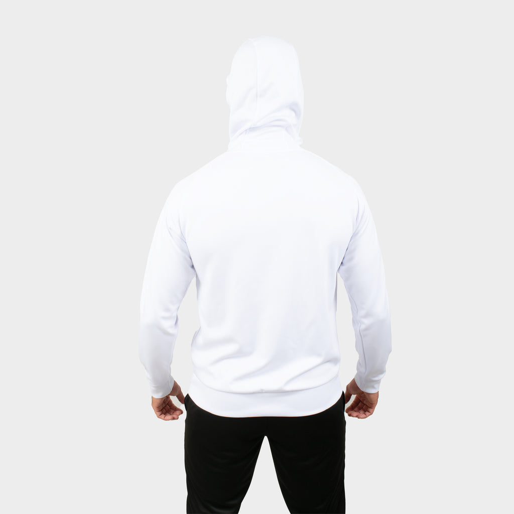 paris saint germain white hoodie