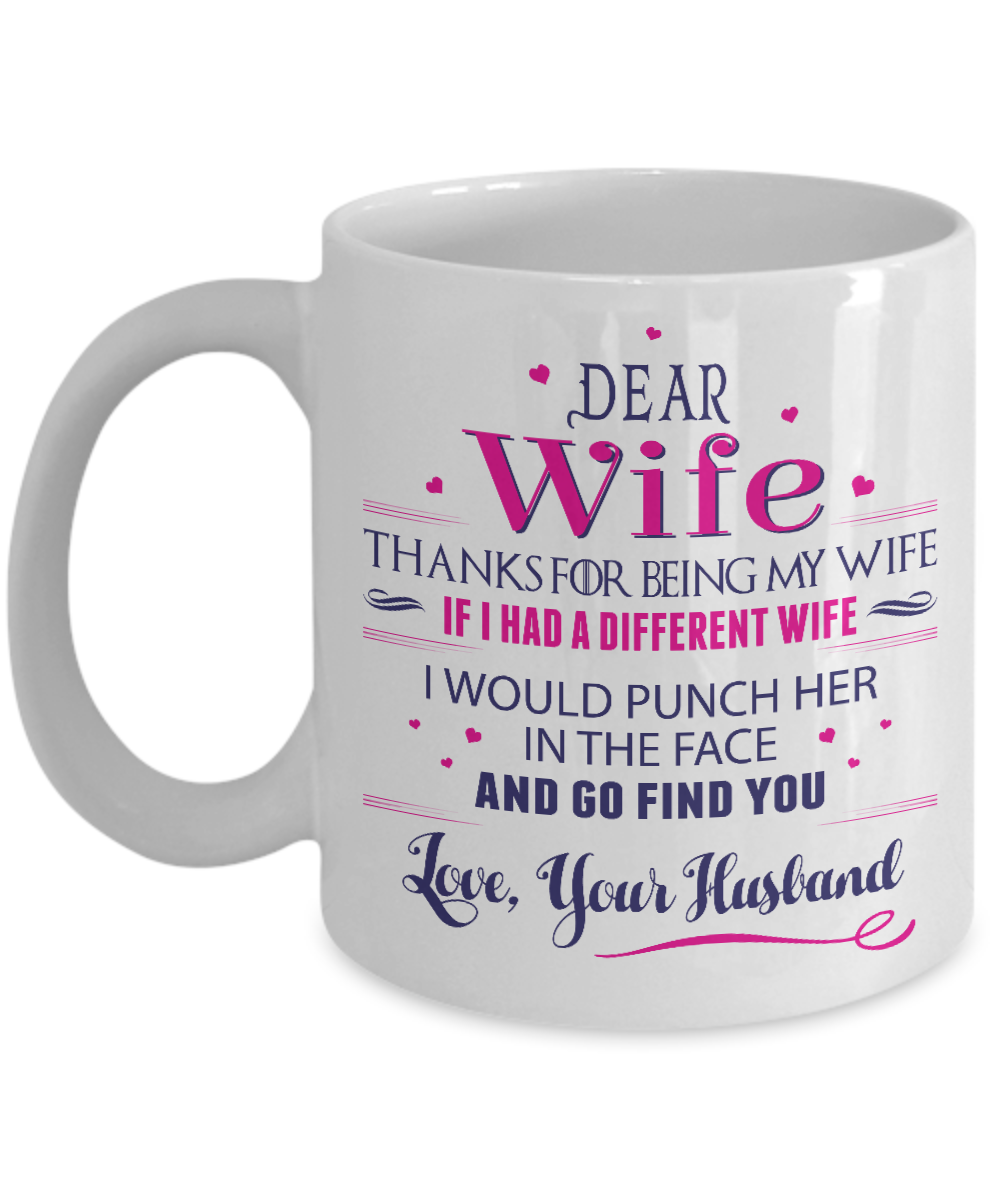 dear wife mug