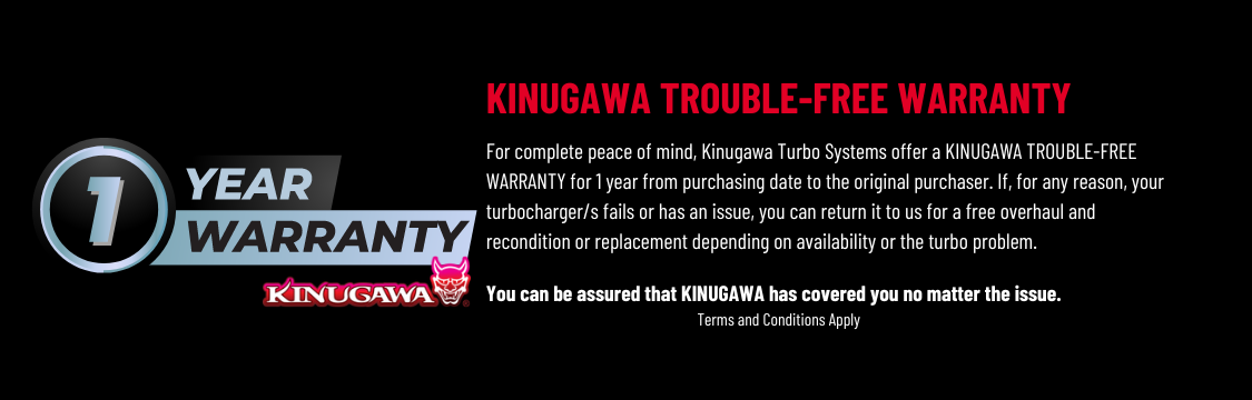 Kinugawa 1-Year Warranty
