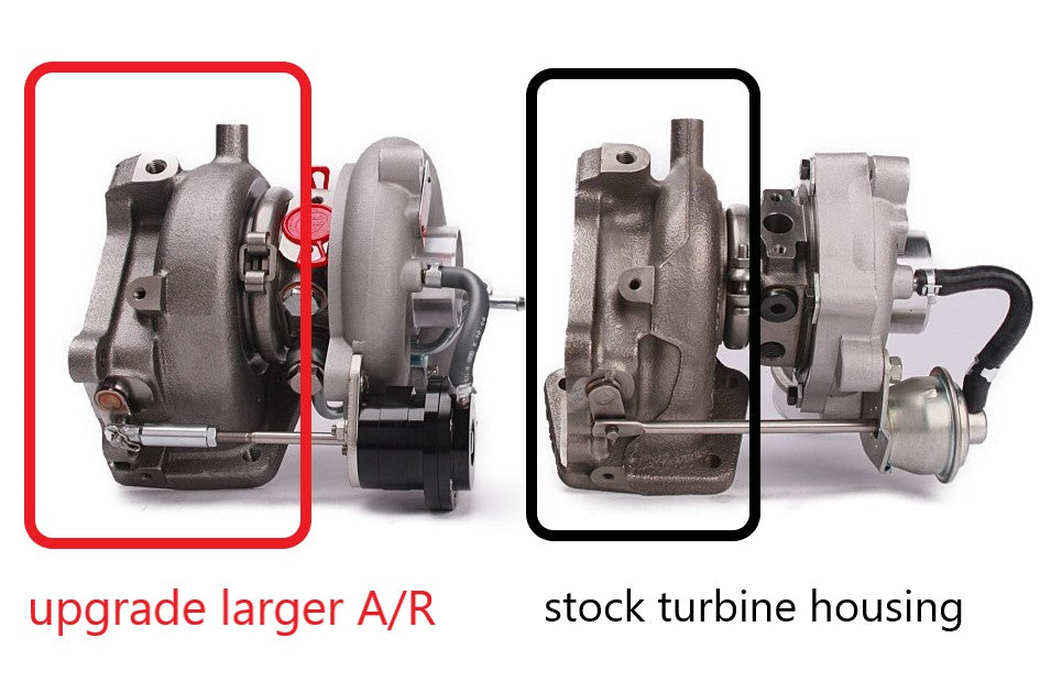 kinugawa turbo turbine housing aR comparsion