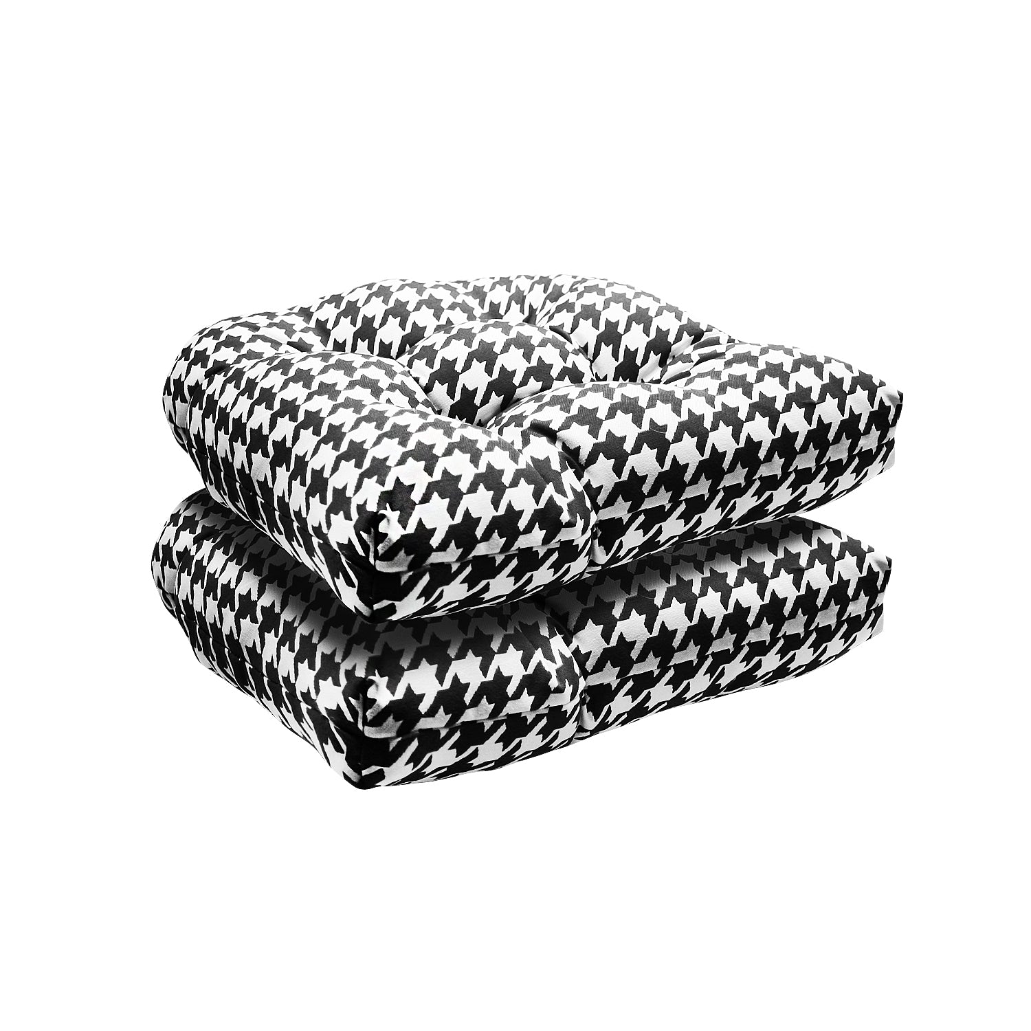 black outdoor chair cushions with ties